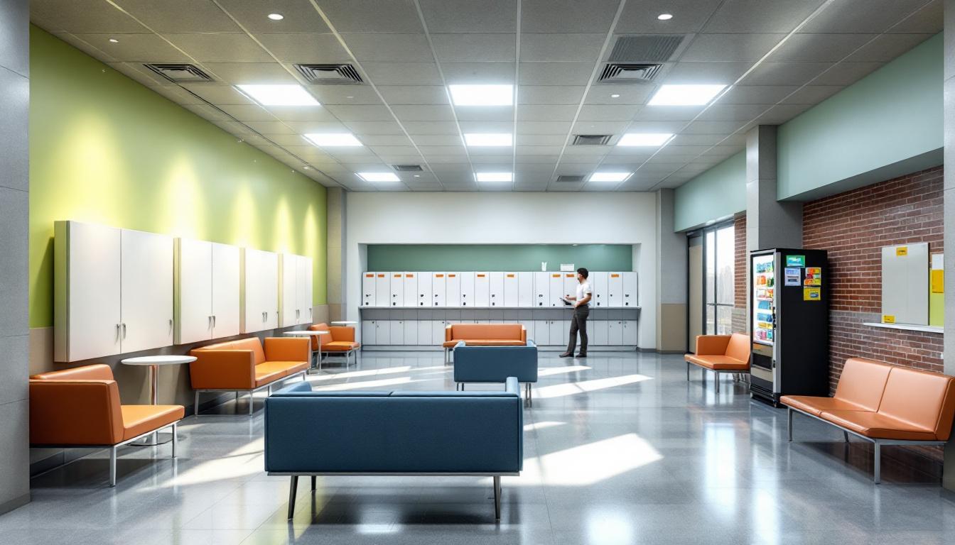 Visitation area at Pennington County Jail