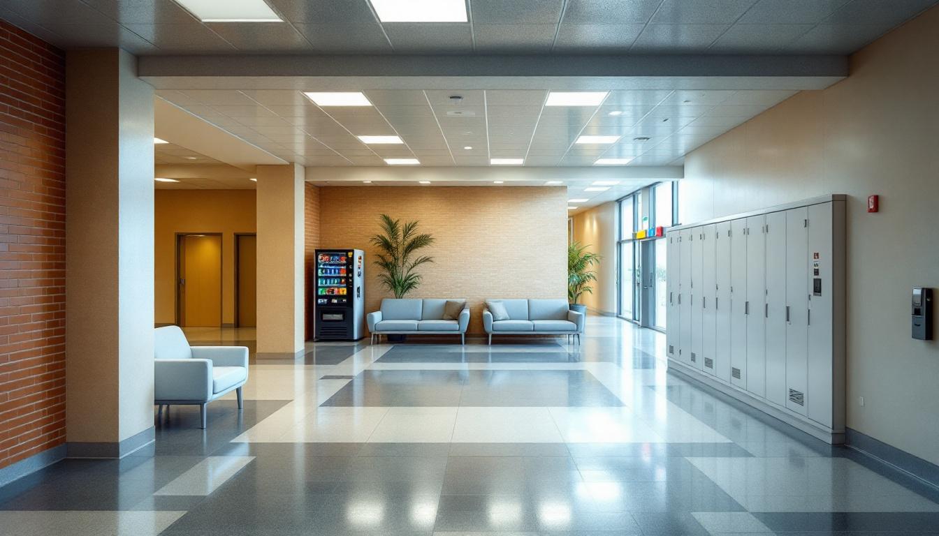 Visitation facilities and waiting area at Union County Sheriff