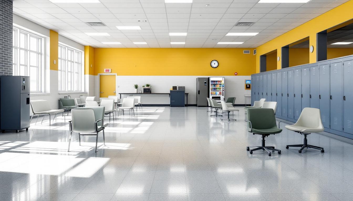Visitation area at Carroll County Department of Corrections
