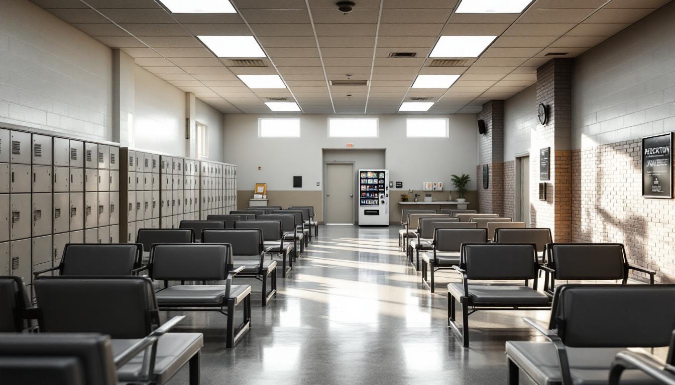 Visitation area at Arkansas Department of Corrections, McPherson Women's Unit