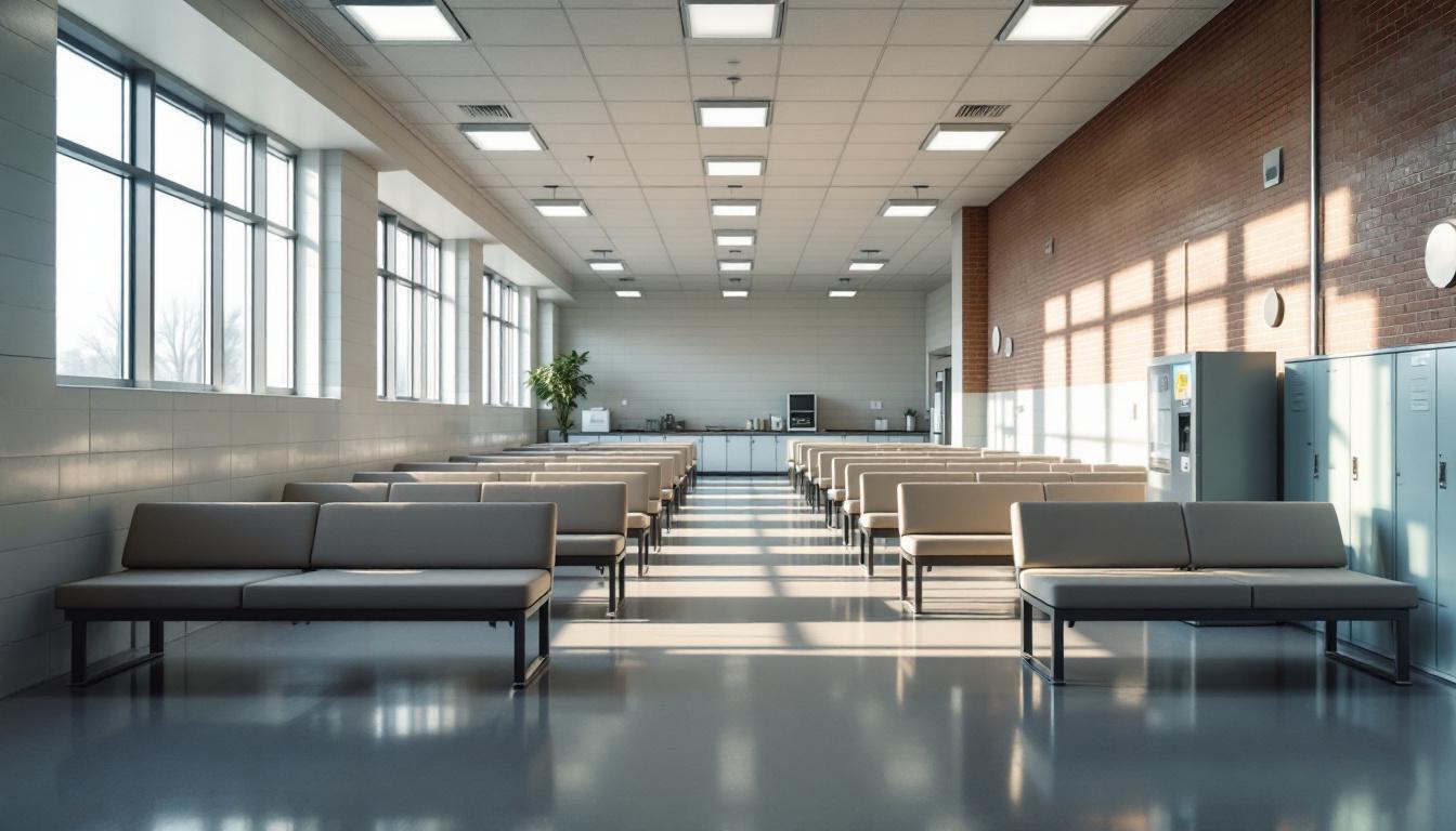 Visitation facilities and waiting area at Ouachita River Unit
