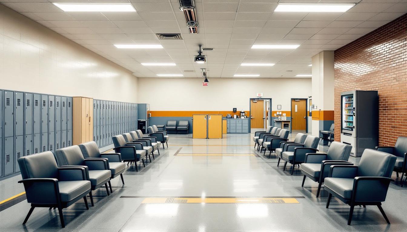 Visitation area at White County, Arkansas Sheriff's Office