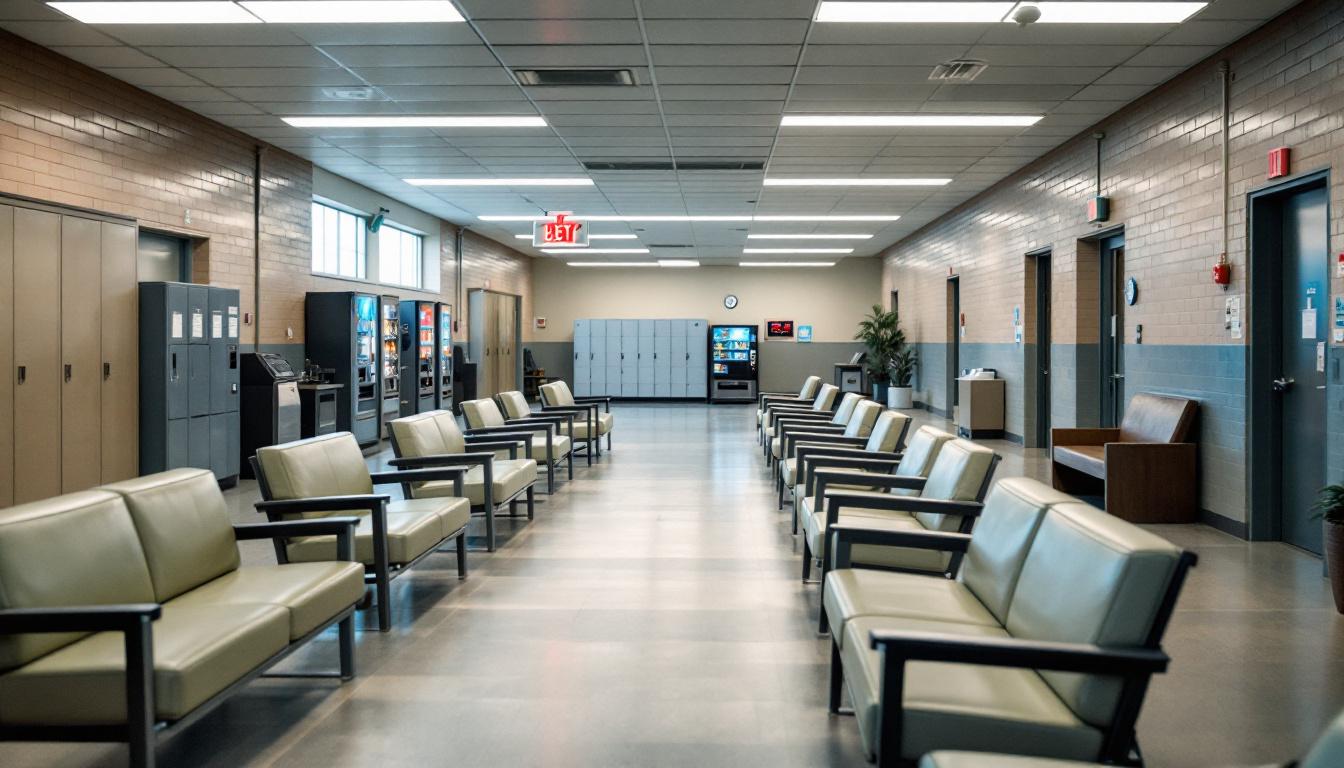 Visitation area at Hempstead County Sheriff's Office