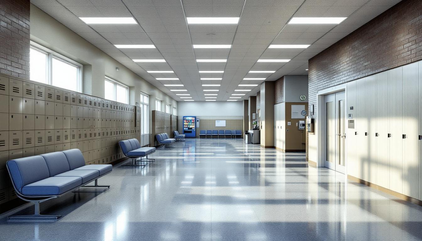 Visitation facilities and waiting area at Mississippi County Detention Center