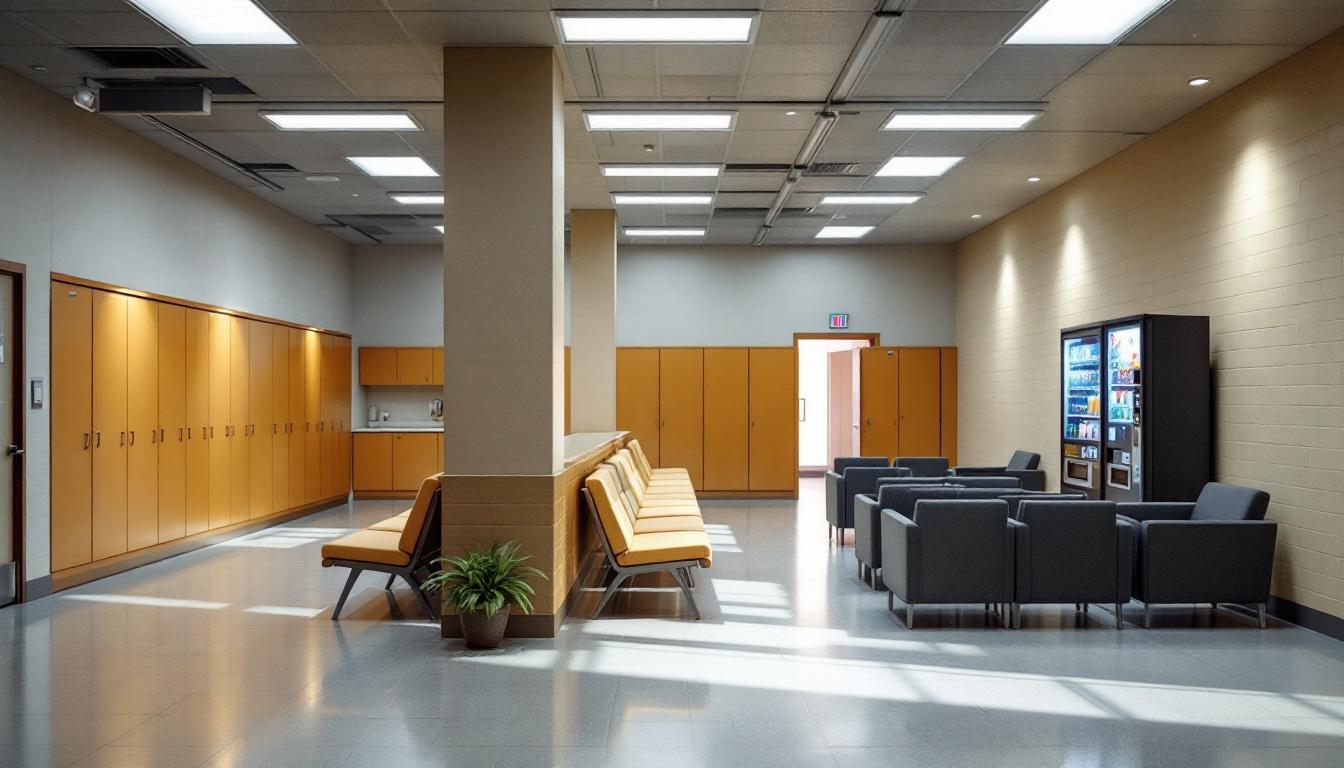 Visitation facilities and waiting area at Independence County Jail