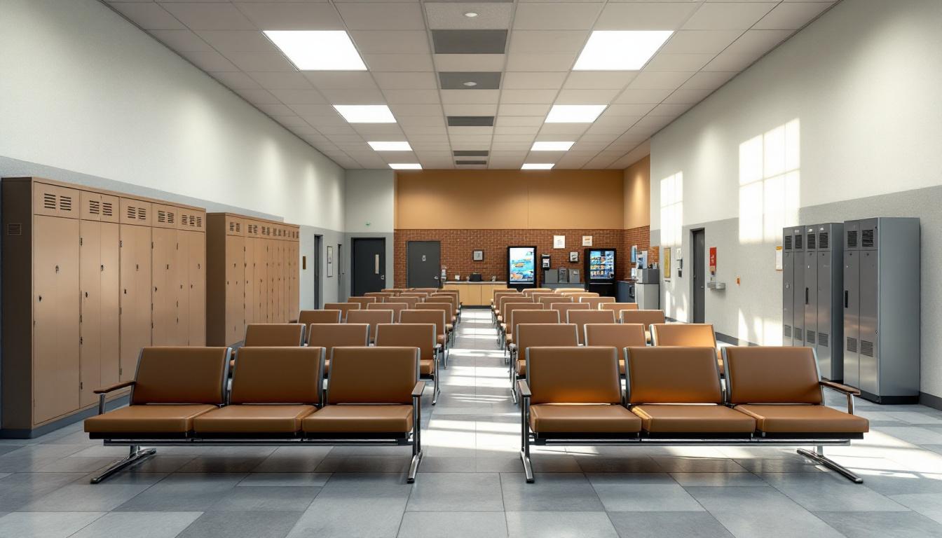 Visitation area at Boone County Sheriff's Office