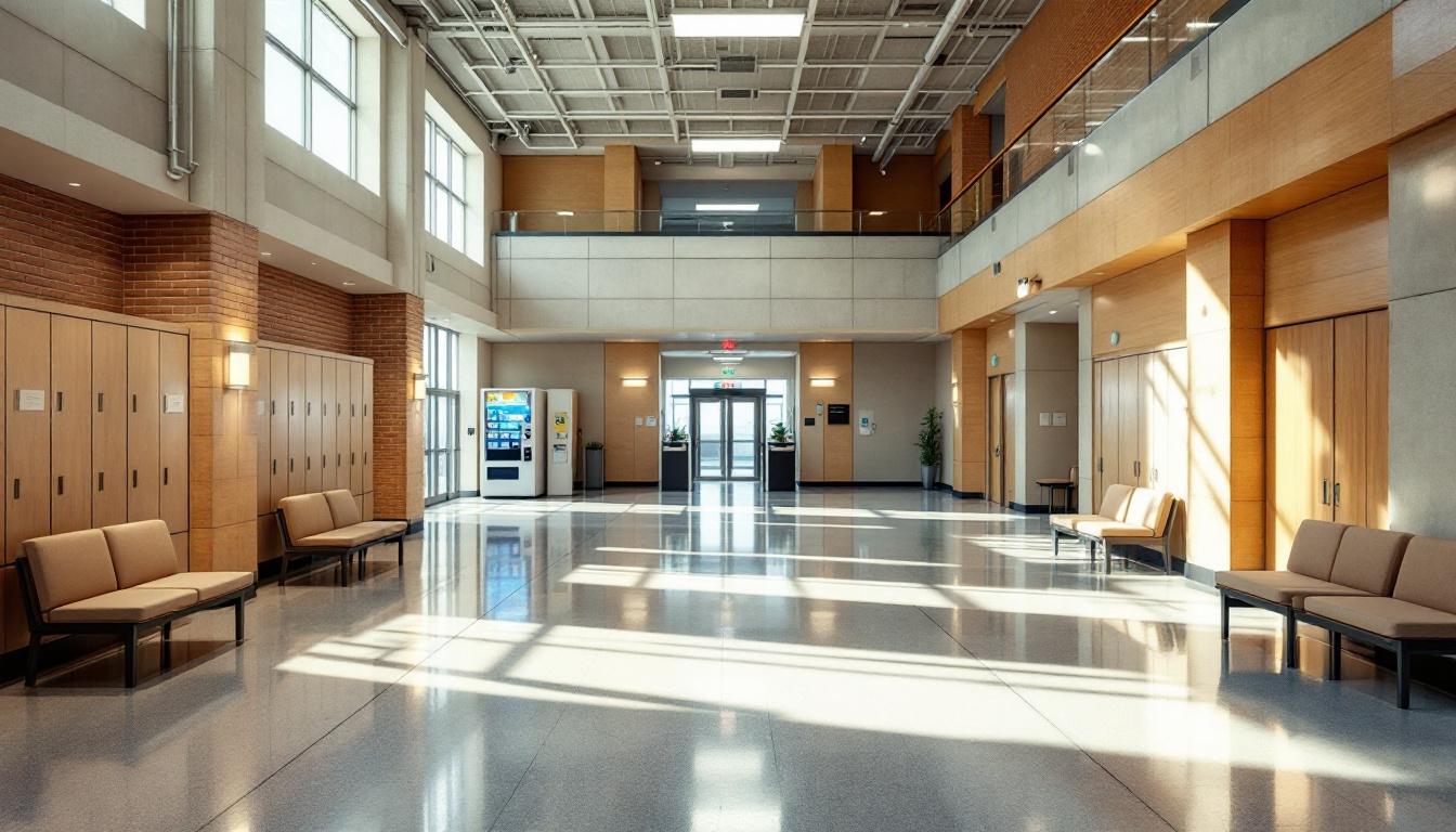 Visitation facilities and waiting area at Conway County Jail