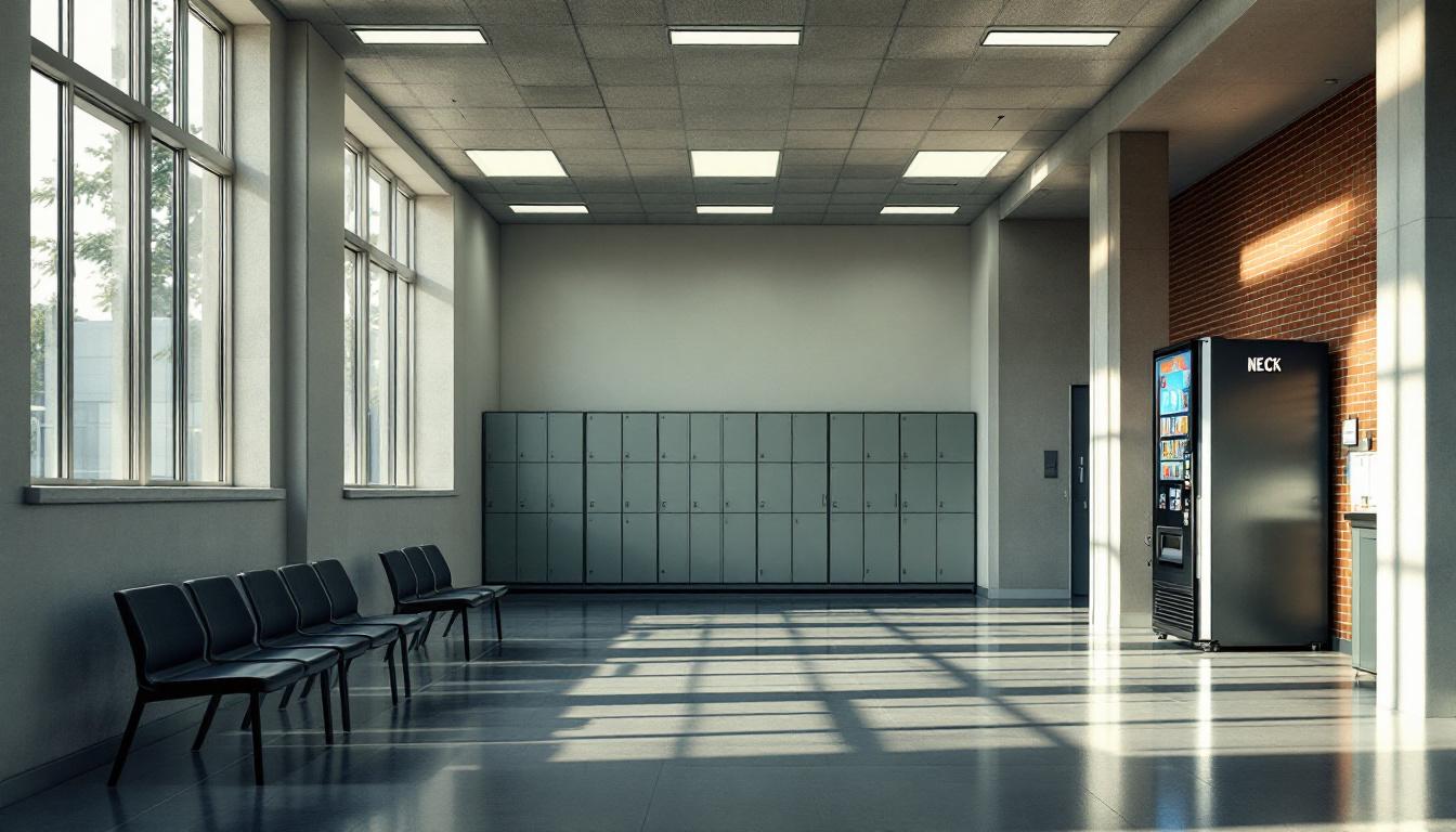 Visitation facilities and waiting area at Arkansas Community Correction
