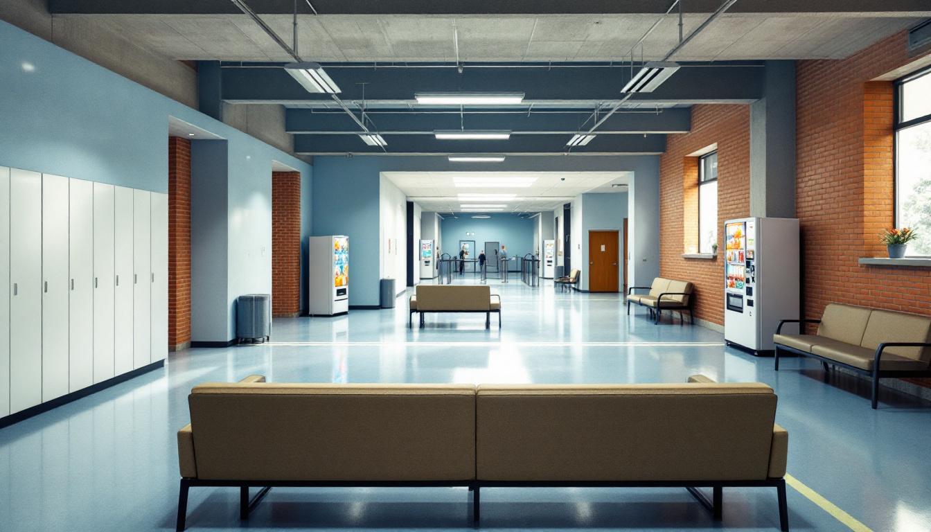 Visitation facilities and waiting area at Mississippi County Detention Center