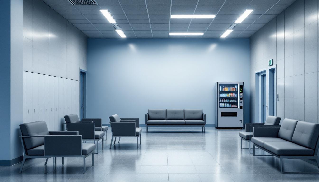 Visitation facilities and waiting area at Johnson County Sheriff Office