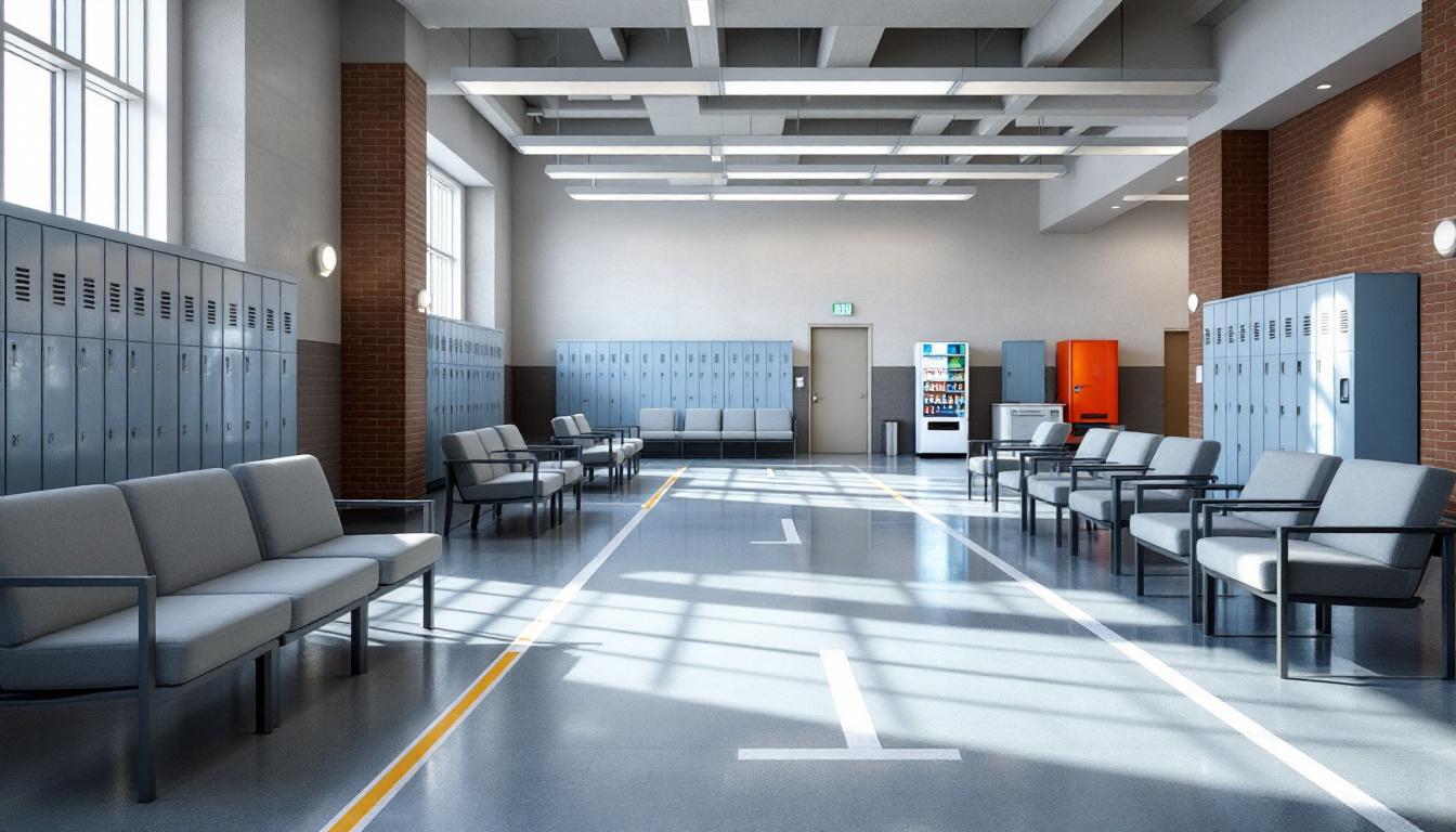 Visitation area at Pope County Sheriff Office