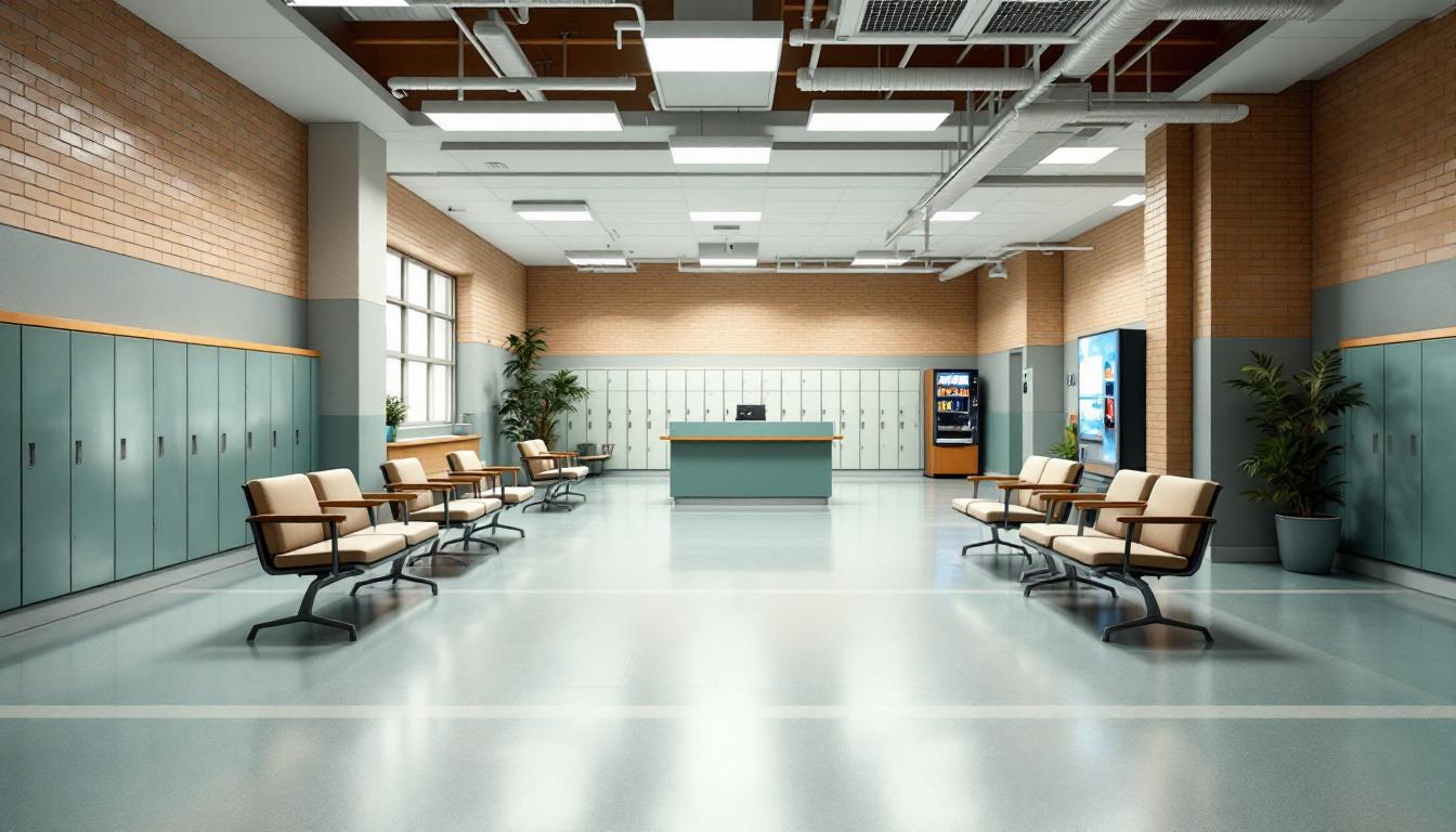 Visitation facilities and waiting area at Coyote Ridge Corrections Center