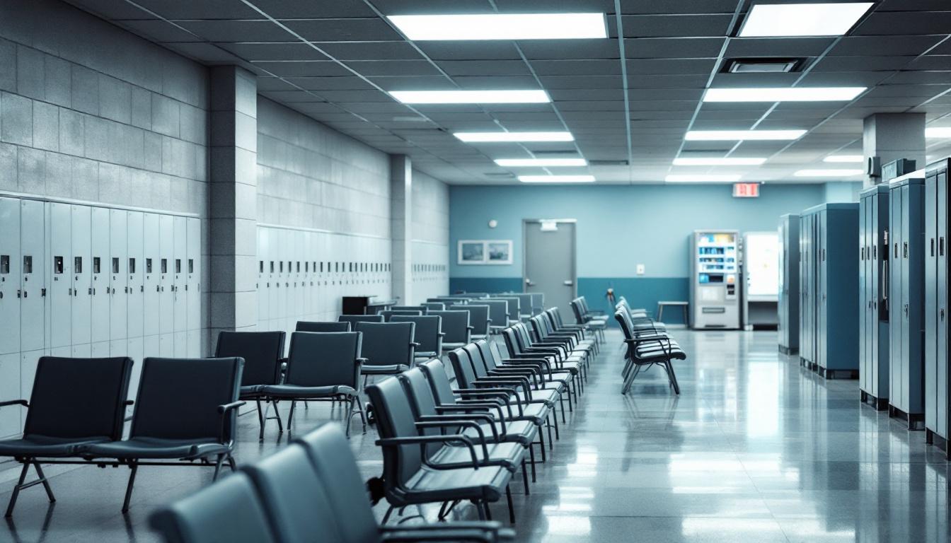 Visitation area at Yakima County Department of Corrections