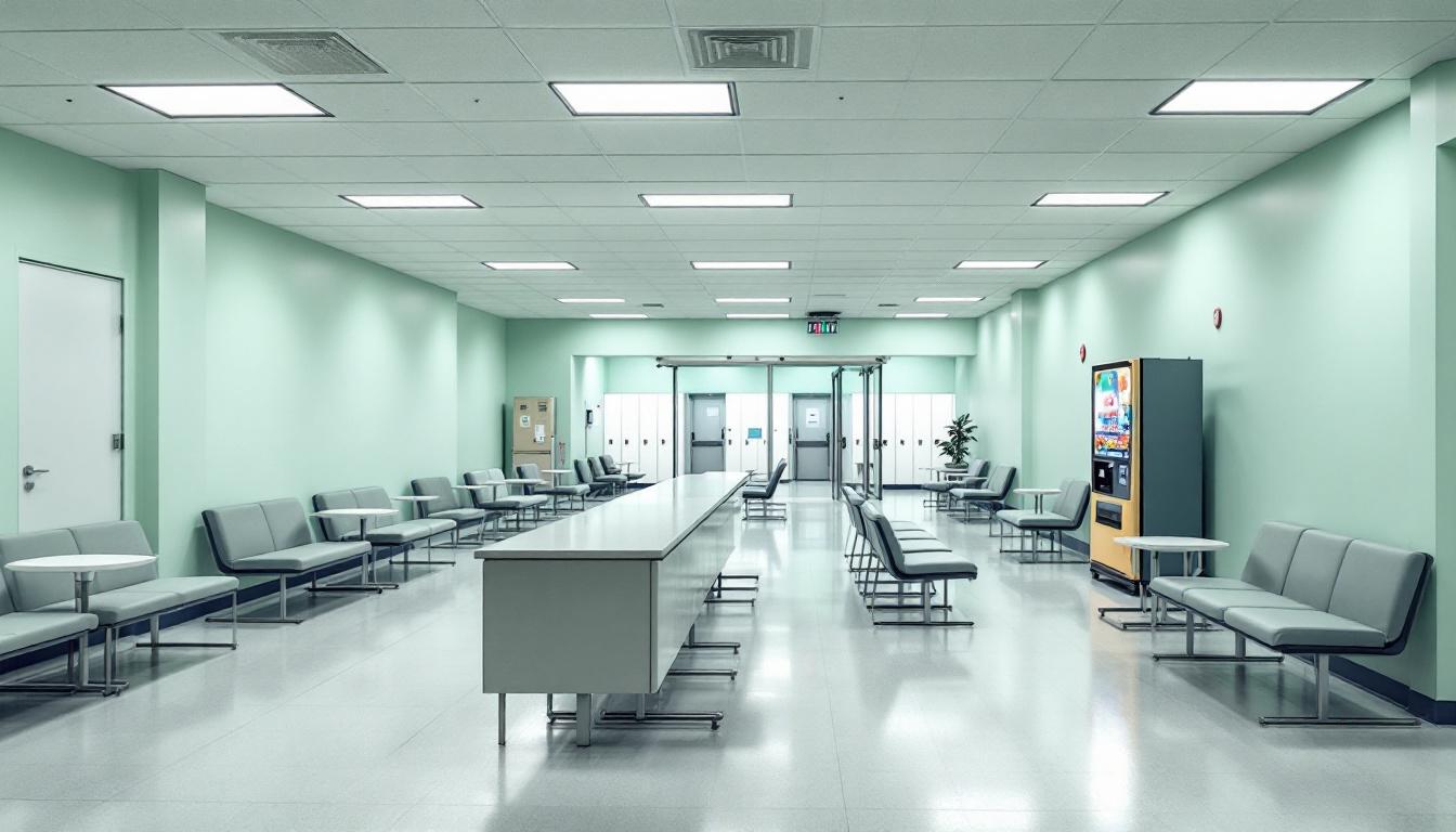 Visitation area at Kittitas County Corrections