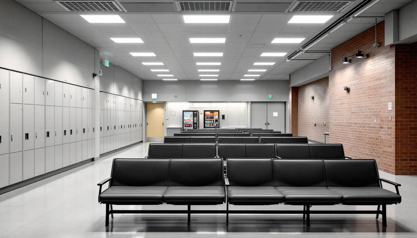 Visitation area at Chelan County Jail