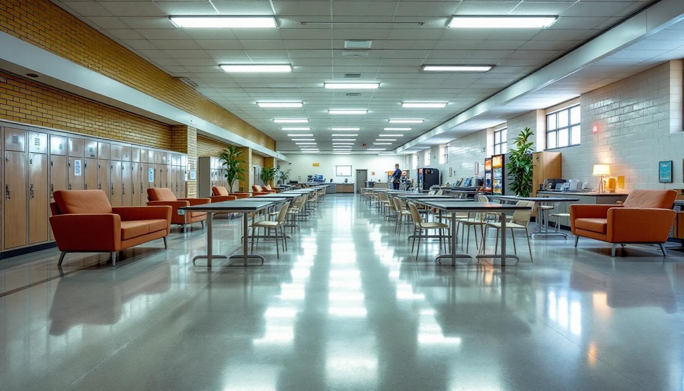 Visitation facilities and waiting area at Federal Detention Center, SeaTac