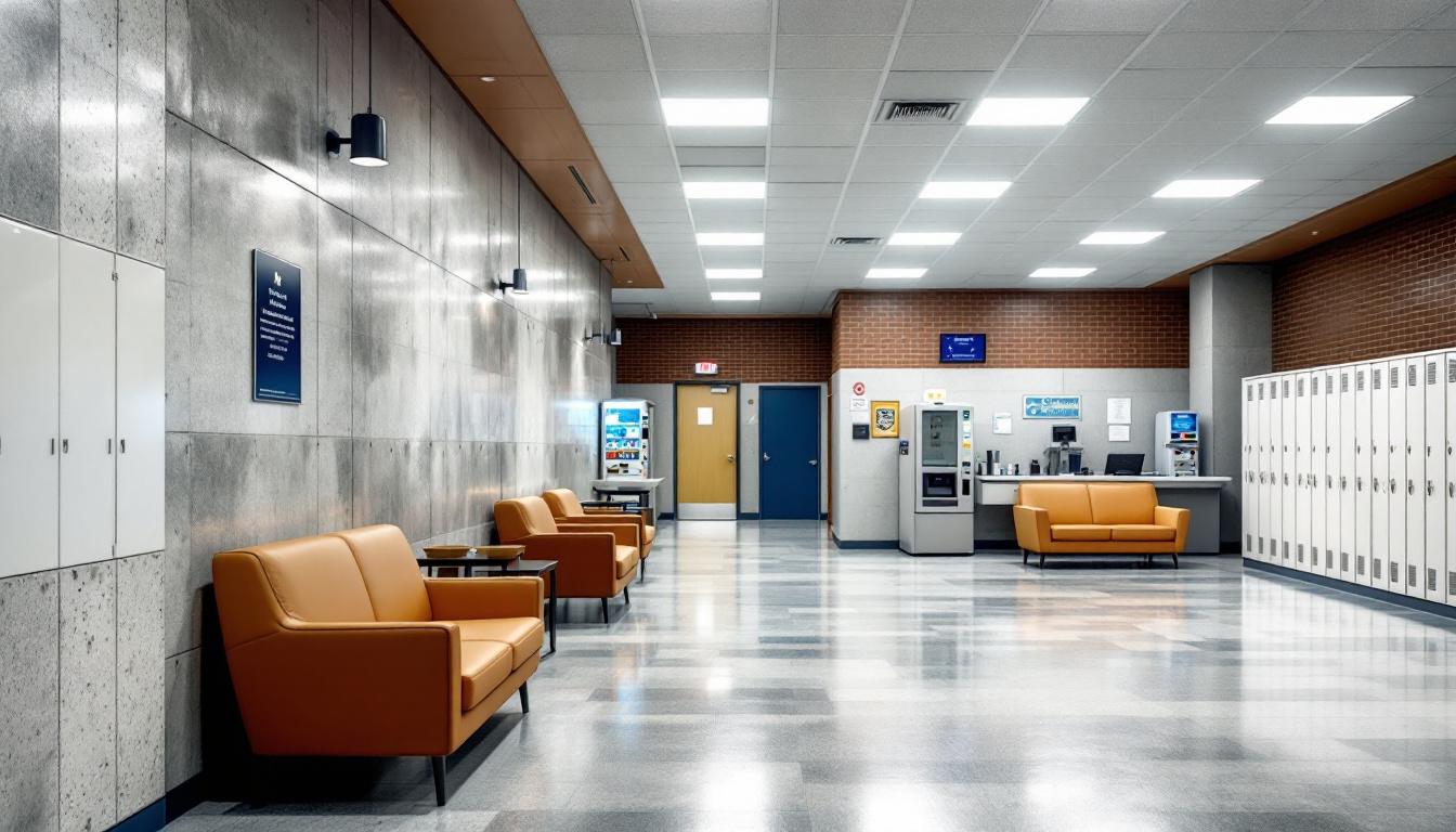 Visitation area at Whitman County Jail