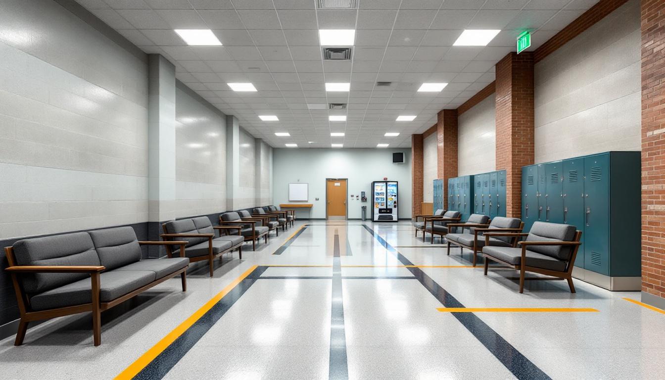 Visitation area at Sunnyside Police Department