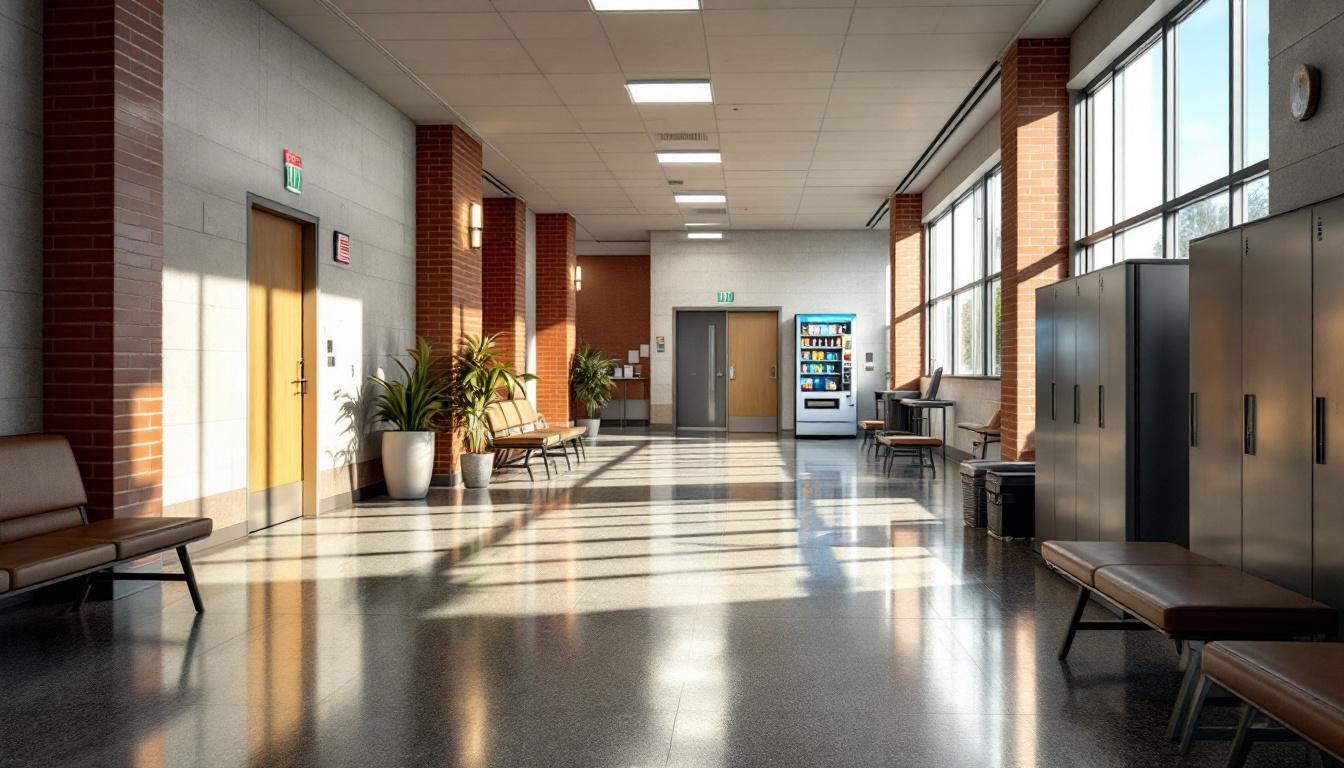 Visitation facilities and waiting area at Tri-County Community Corrections