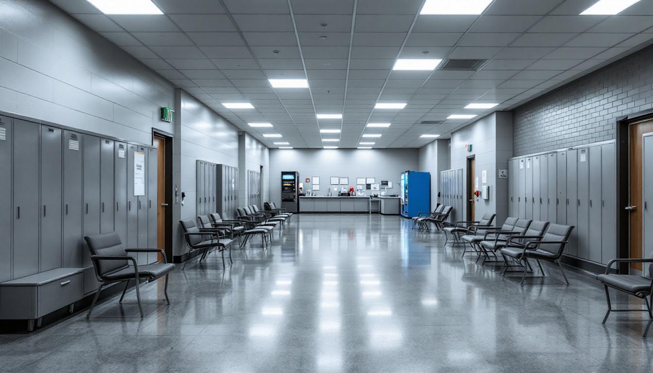 Visitation facilities and waiting area at Washington County Jail