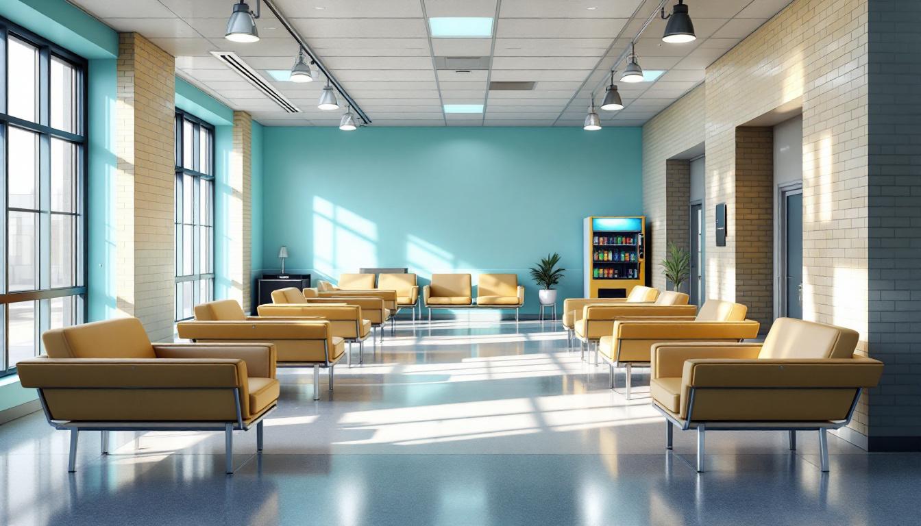 Visitation facilities and waiting area at Minnesota Correctional Facility - Willow River/Moose Lake