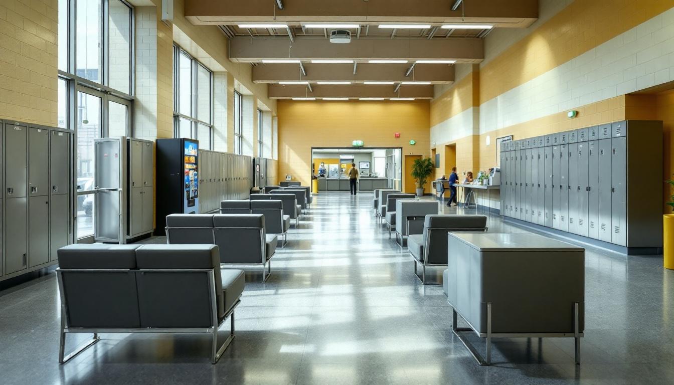 Visitation area at Hubbard County Sheriff’s Office