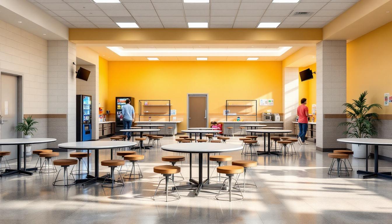 Visitation area at Iowa Correctional Institution for Women