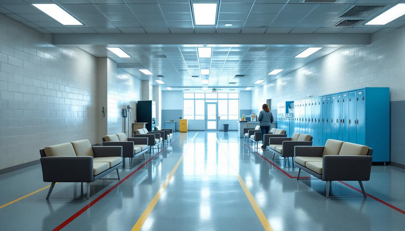 Visitation area at Fort Dodge Correctional Facility