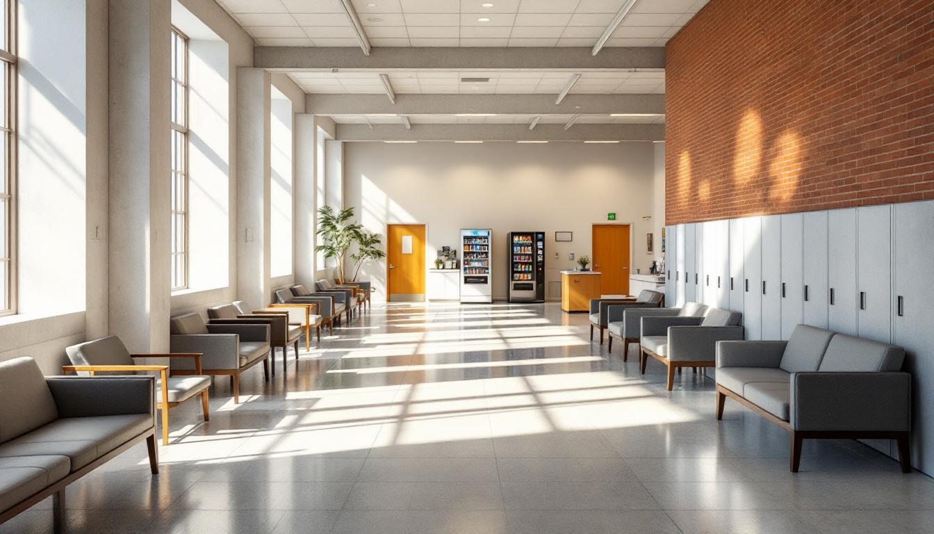 Visitation area at Iowa State Penitentiary