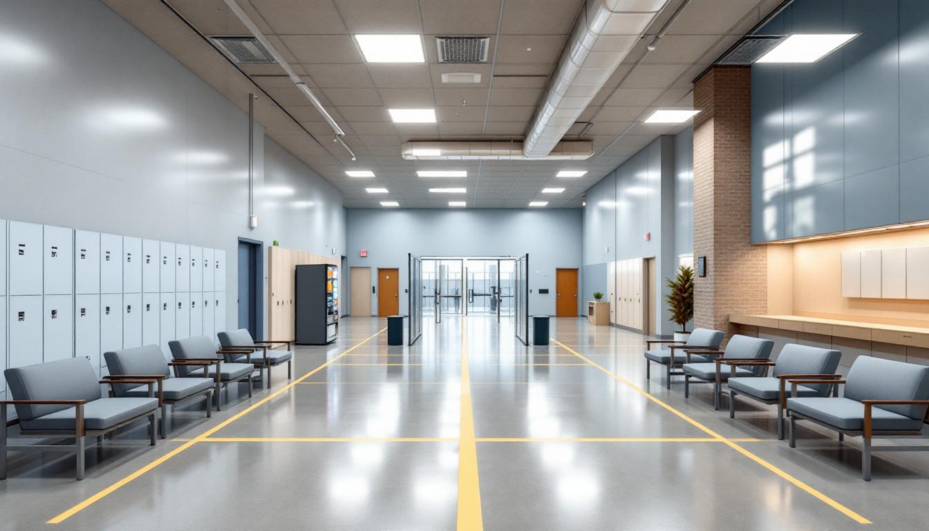 Visitation area at Bremer County Sheriff