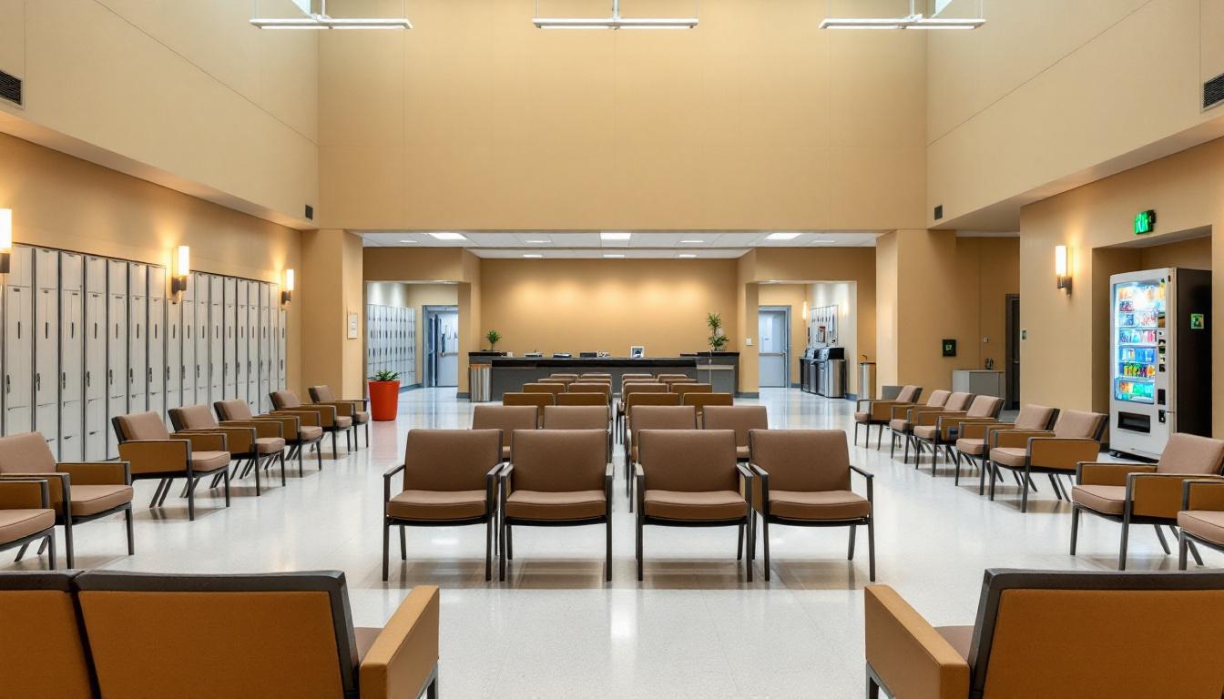 Visitation area at Dallas County Sheriff