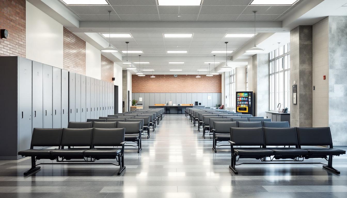 Visitation facilities and waiting area at Henry County Jail