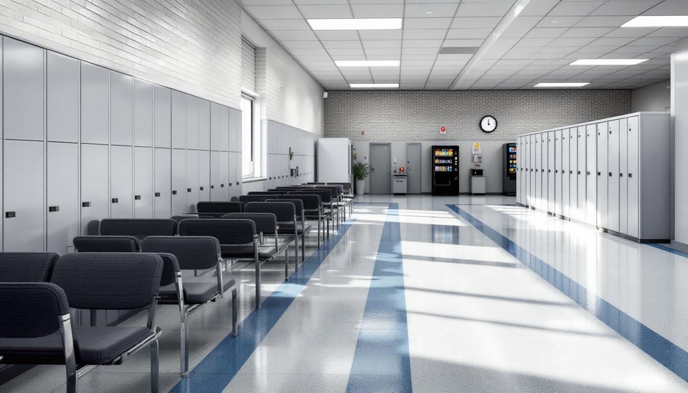 Visitation area at Oshkosh Correctional Institution