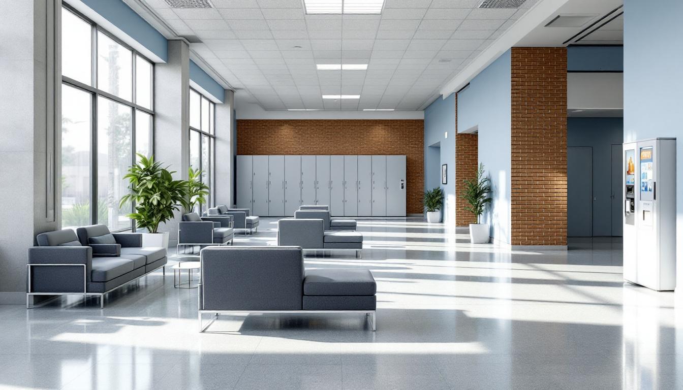Visitation area at Trempealeau County Jail