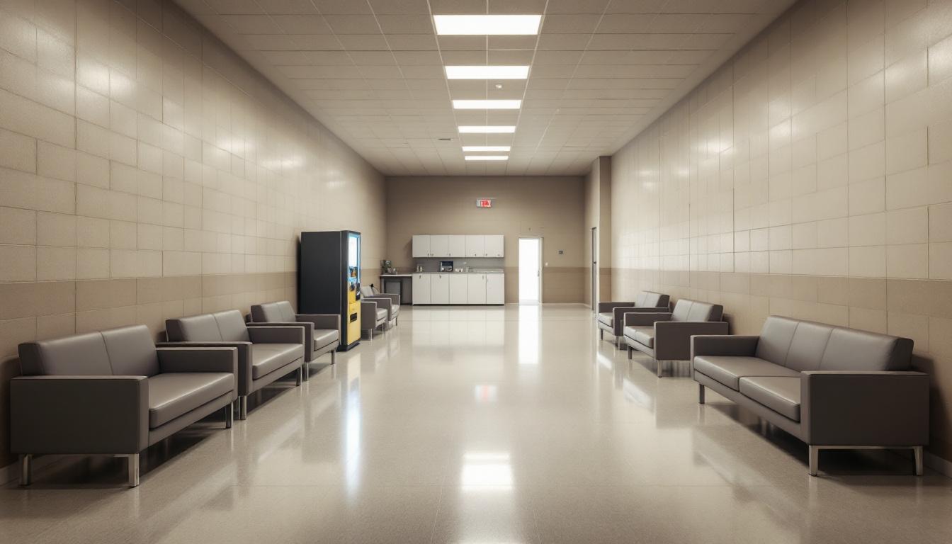 Visitation area at Stanley Correctional Institution