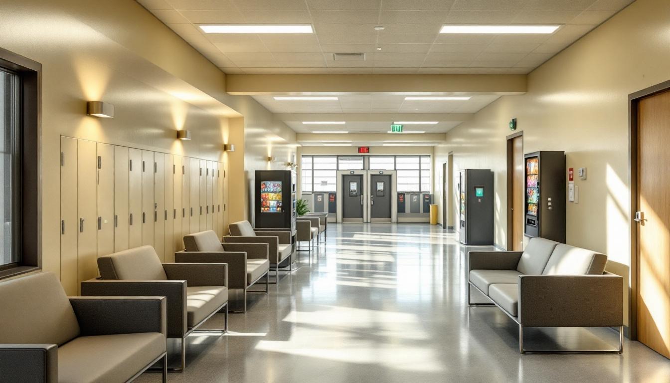 Visitation area at Manitowoc Sheriff's Department-Jail Division
