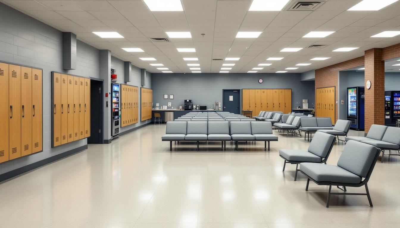Visitation area at Outagamie County Sheriff