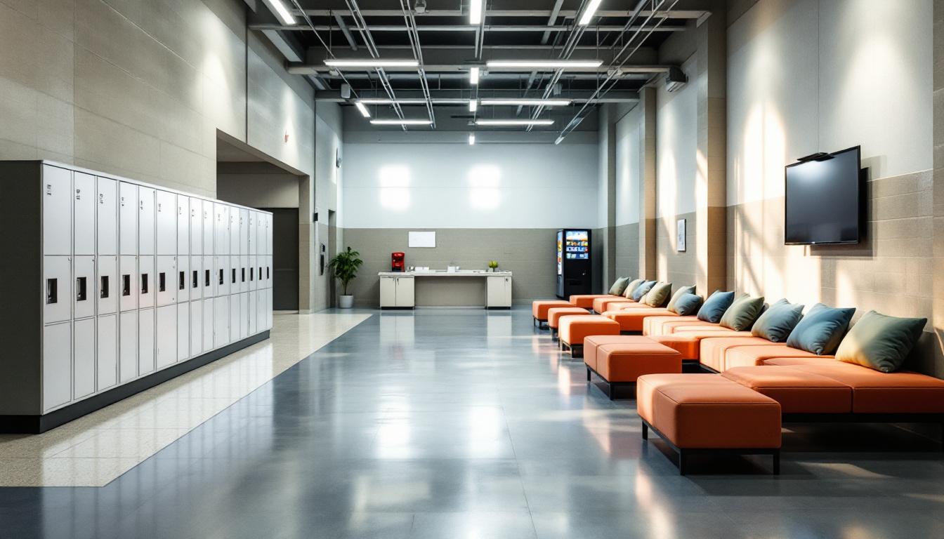 Visitation facilities and waiting area at Jackson Correctional Institution