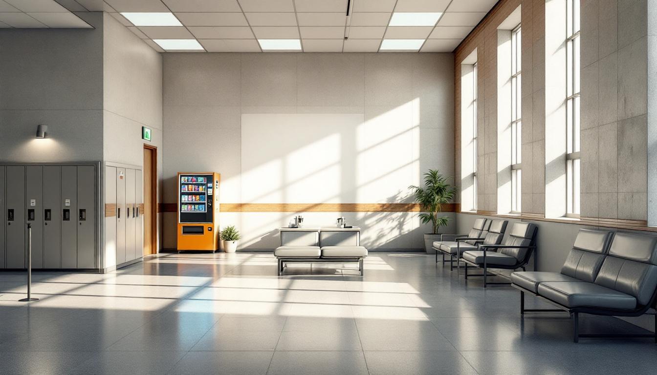 Visitation area at Ozaukee County Sheriff's Office