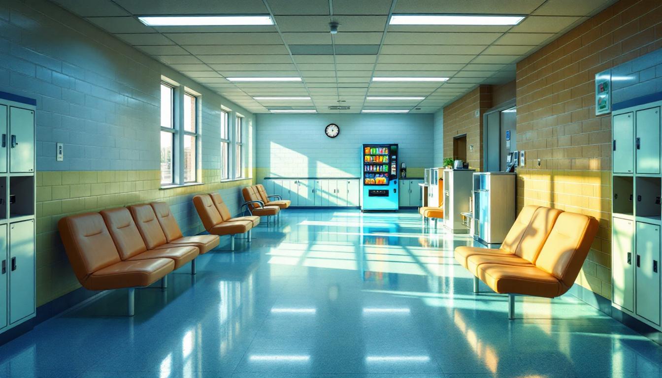 Visitation area at Sheboygan County Detention Center