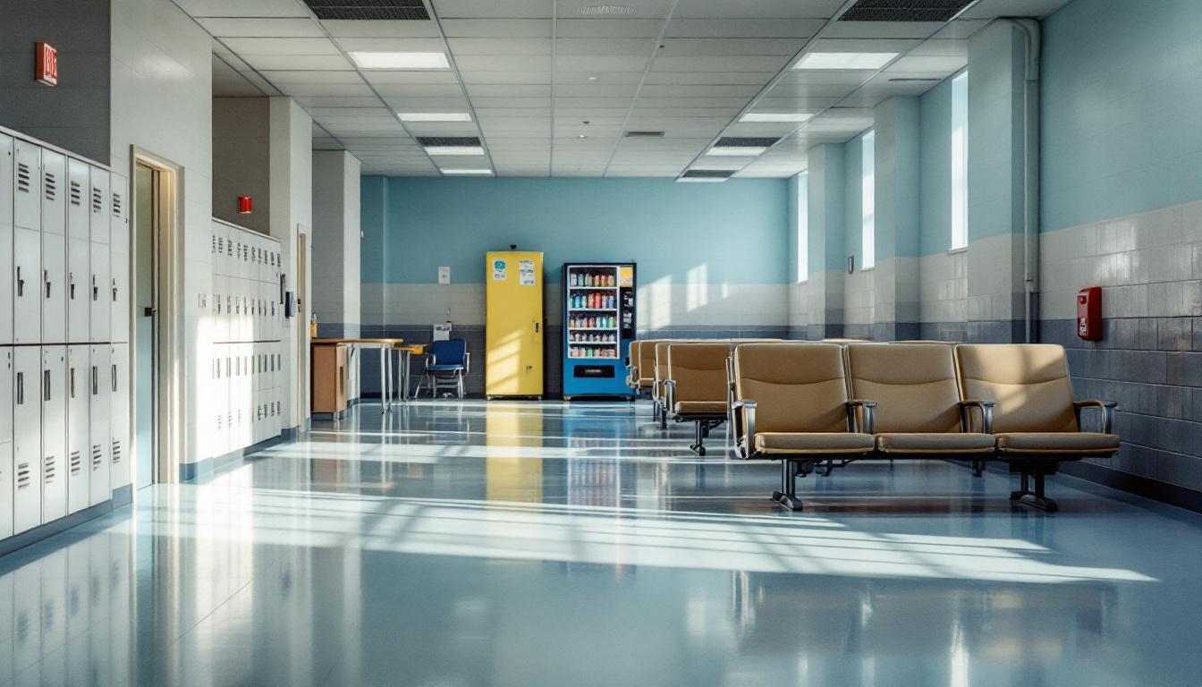 Visitation area at Barron County Jail