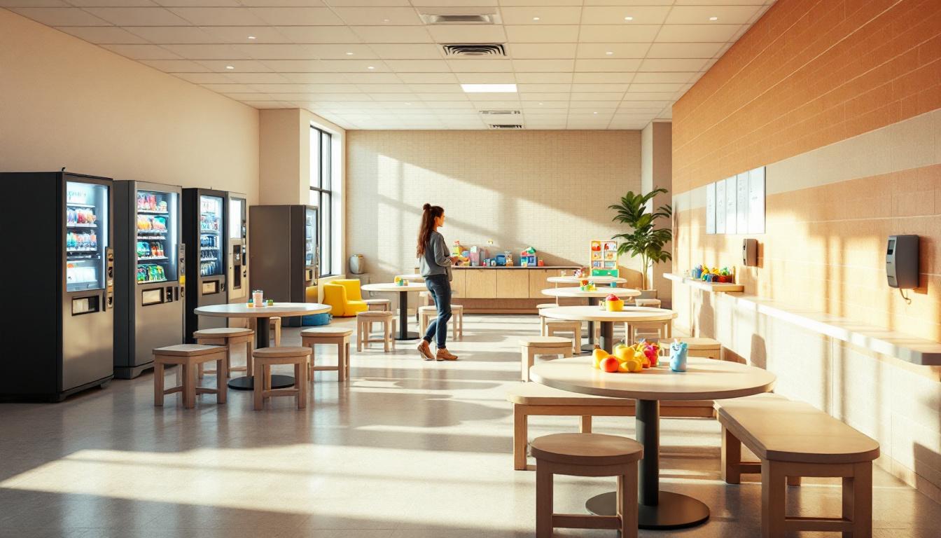 Visitation area at Montana State Prison