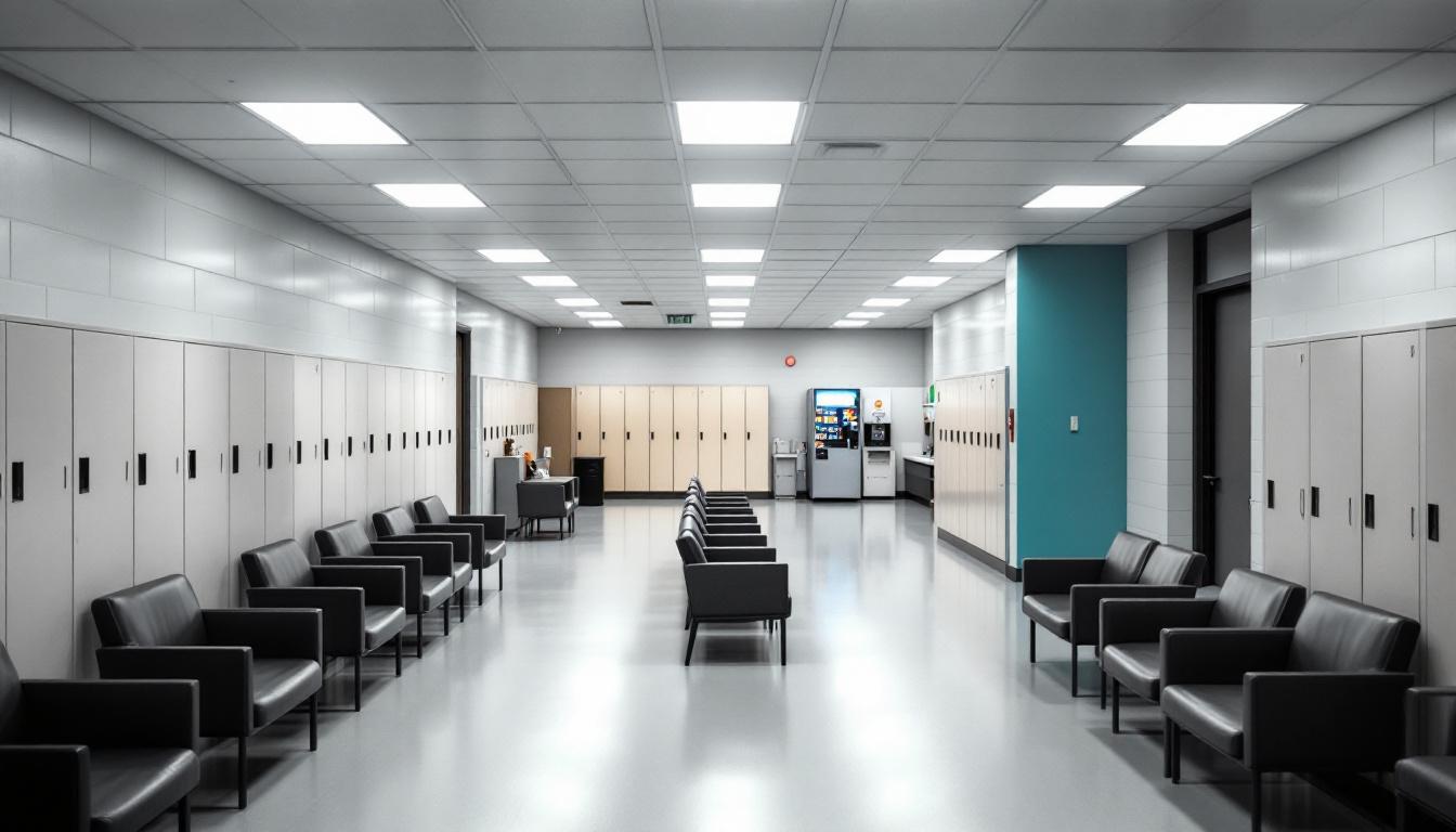 Visitation area at Flathead County Sheriff's