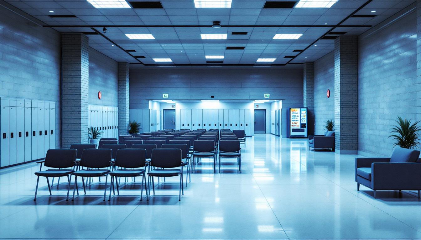 Visitation area at Broadwater County Sheriff