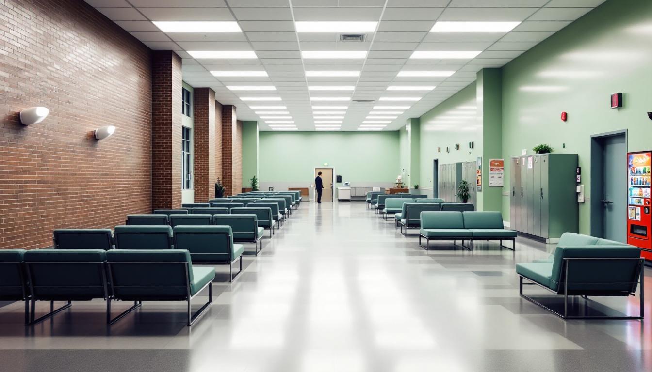 Visitation area at Baylor Women's Correctional Institution