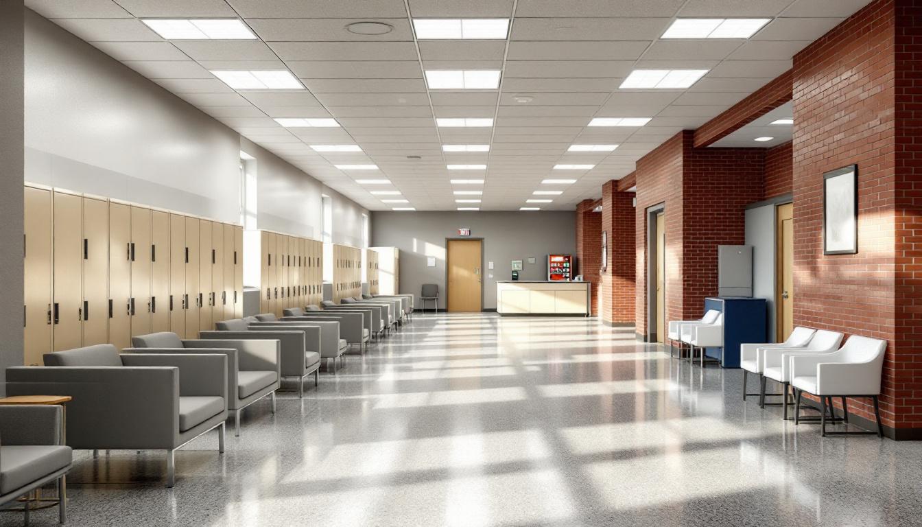 Visitation area at Franklin County Adult Detention