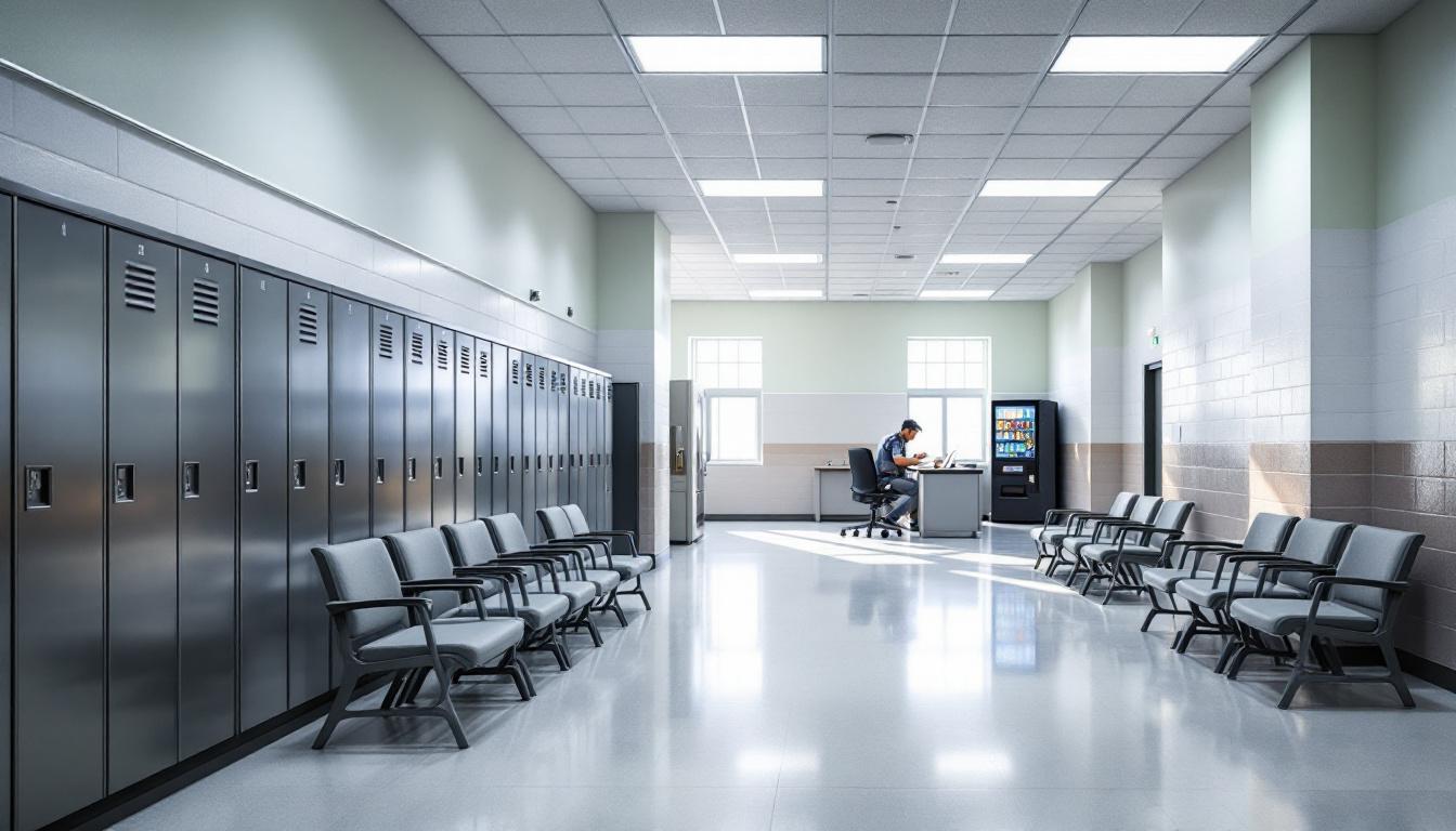 Visitation area at Wilson County Sheriff's Office