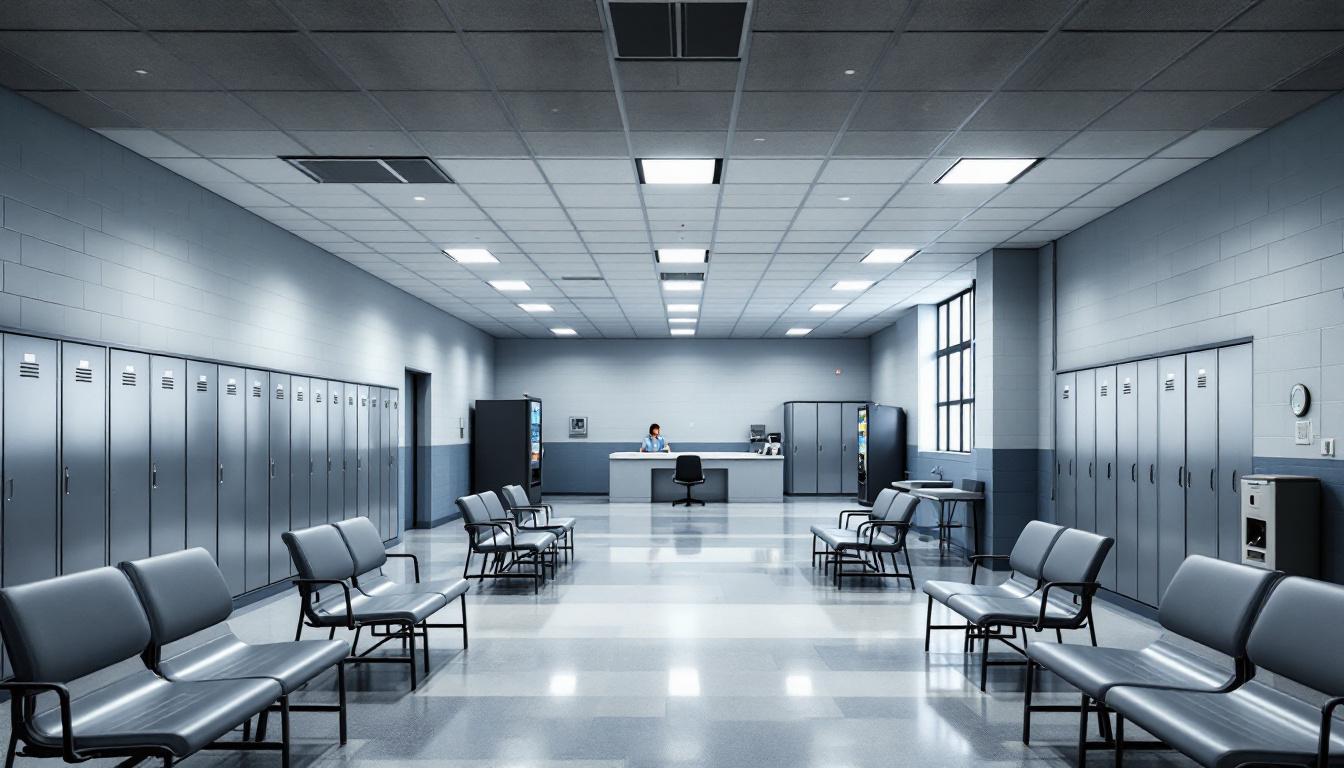 Visitation area at Montgomery County Sheriff's Office
