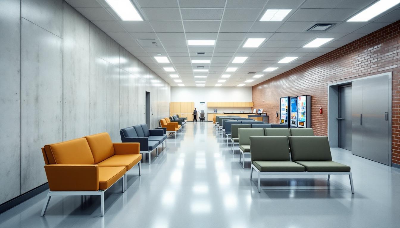 Visitation area at Mitchell County Sheriff