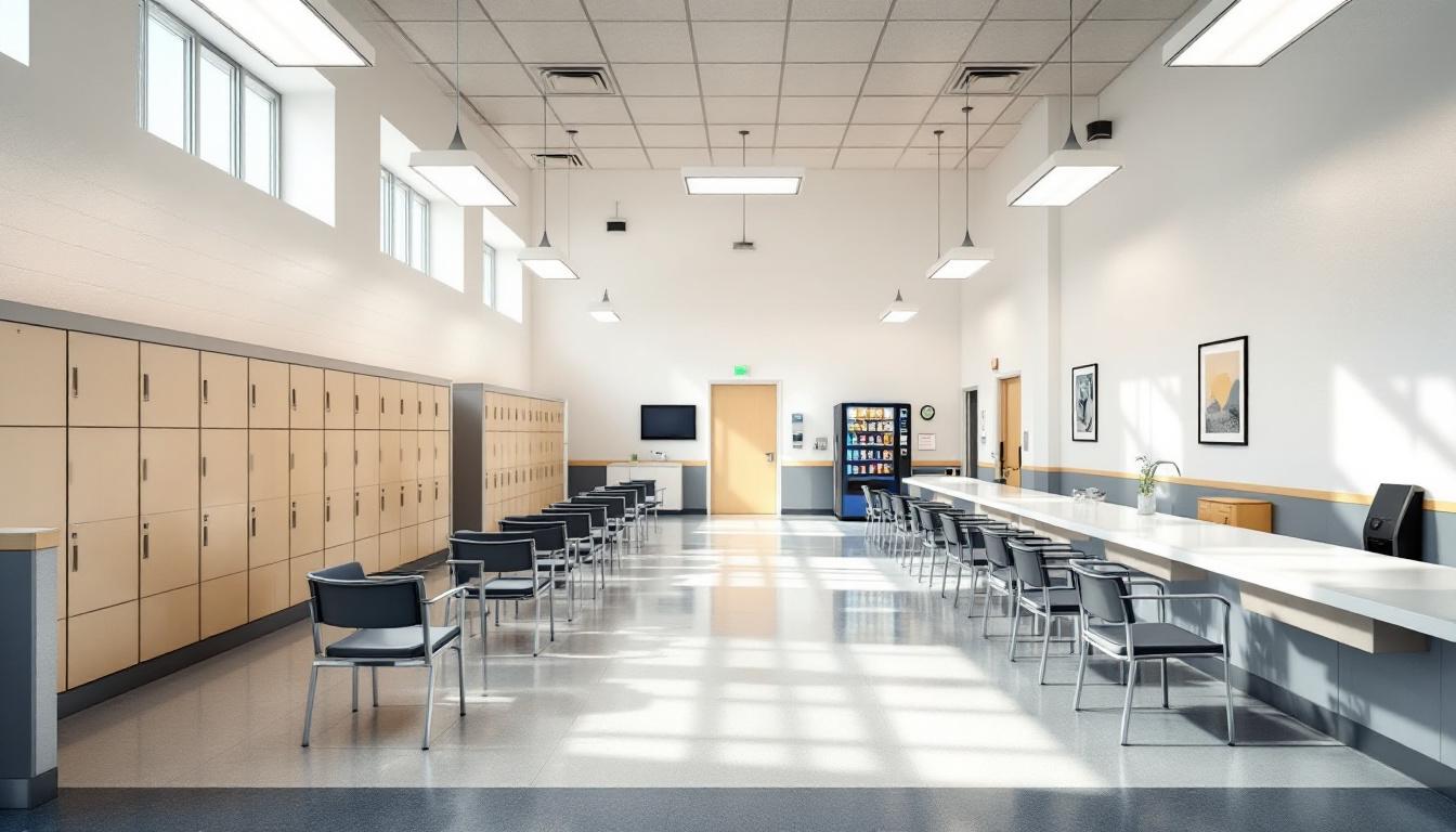 Visitation area at Finney County Jail